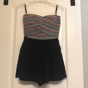 Bebe strapless romper